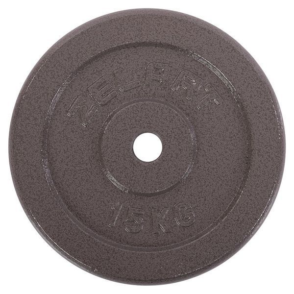 Блины диски стальные окрашенные Zelart TA-7789-15 30мм 15кг серый TA-7789-15 фото