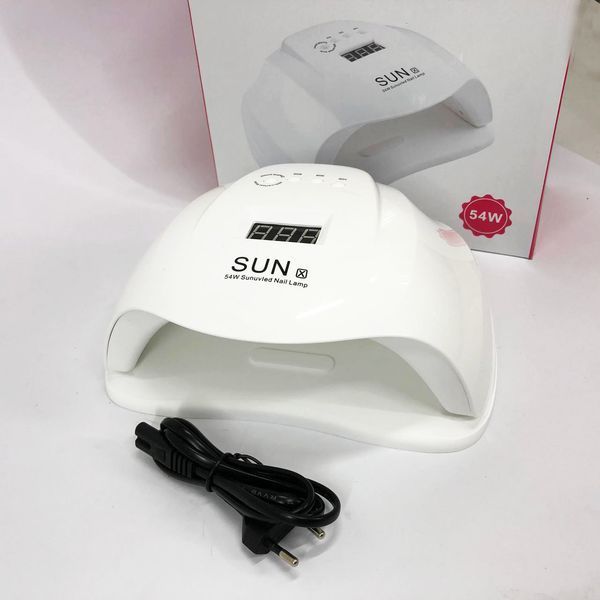 Професійна сушарка Sun X Beauty nail 54w FD 160A для нігтів, лампа для гель-лаку, Лампа майстра манікюру ws86492 фото
