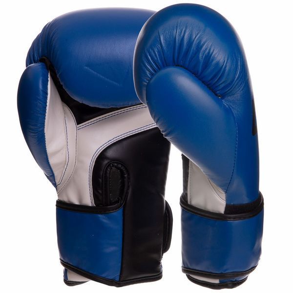 Перчатки боксерские на липучке PU UFC PRO Fitness UHK-75114 18 унций синий 18 унции UHK-75114 фото
