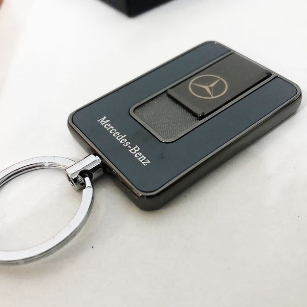 Зажигалка спиральная USB-811. Mercedes. Цвет: черный ws66465 фото