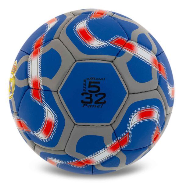 Мяч футбольный BALLONSTAR REAL MADRID FB-5198 №5 PU синий FB-5198 фото