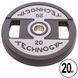 Блины диски полиуретановые 2 Handle металлическая втулка TECHNOGYM TG-1837-20 51мм 20кг черный TG-1837-20 фото 1