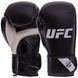 Перчатки боксерские на липучке PU UFC PRO Fitness UHK-75027 12 унций черный 12 унции UHK-75027 фото 1