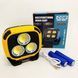 Прожектор ліхтар кемпінг W891-1-3COB(White+Yellow)+5SMD(Red) Power bank ws58952 фото 9