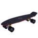 Пенни борд Penny Board круизер пластиковый RUBBER 22' RUBBER SOFT FISH SK-410-8 черный-красный SK-410-8 фото 2