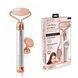 Массажер ролик электрический для лица Facial Roller Massager. Цвет: бежевый ws25719 фото 13