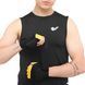 Перчатки для фитнеса и тяжелой атлетики кожаные Zelart Gel Tech BC-3611 M-XL черный-желтый BC-3611 фото 5