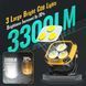 Прожектор ліхтар кемпінг W891-1-3COB(White+Yellow)+5SMD(Red) Power bank ws58952 фото 5