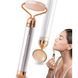 Массажер ролик электрический для лица Facial Roller Massager. Цвет: бежевый ws25719 фото 11