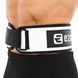 Пояс атлетический текстильный EZOUS LEATHER SPROT BELT O-01 спинка-14см размер S-L черный O-01 фото 12