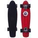Пенни борд Penny Board круизер пластиковый RUBBER 22' RUBBER SOFT FISH SK-410-8 черный-красный SK-410-8 фото 1