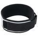 Пояс атлетический текстильный EZOUS LEATHER SPROT BELT O-01 спинка-14см размер S-L черный O-01 фото 3