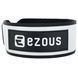 Пояс атлетический текстильный EZOUS LEATHER SPROT BELT O-01 спинка-14см размер S-L черный O-01 фото 5