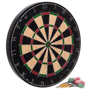 Дартс из Сизаля Sisal 6 дротиков и мишень Baili Bristele BL-1818B 18'х1,5' (46х4см) BL-1818B фото