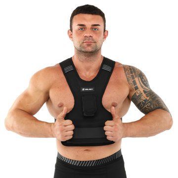 Жилет утяжелитель с регулируемым весом Zelart WEIGTH VEST TA-7812-10 вес-1-10кг серый TA-7812-10 фото