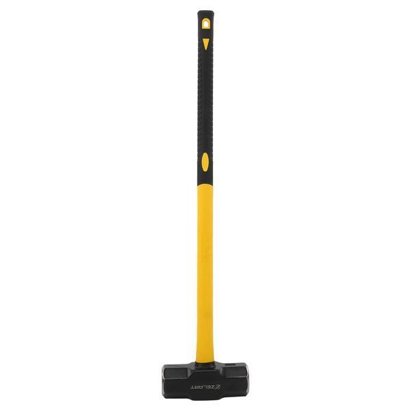 Кувалда стальная молот для кроссфита GYM HAMMER Zelart TA-9635-18LB 18LB (8,2кг) черный-желтый TA-9635-18LB фото