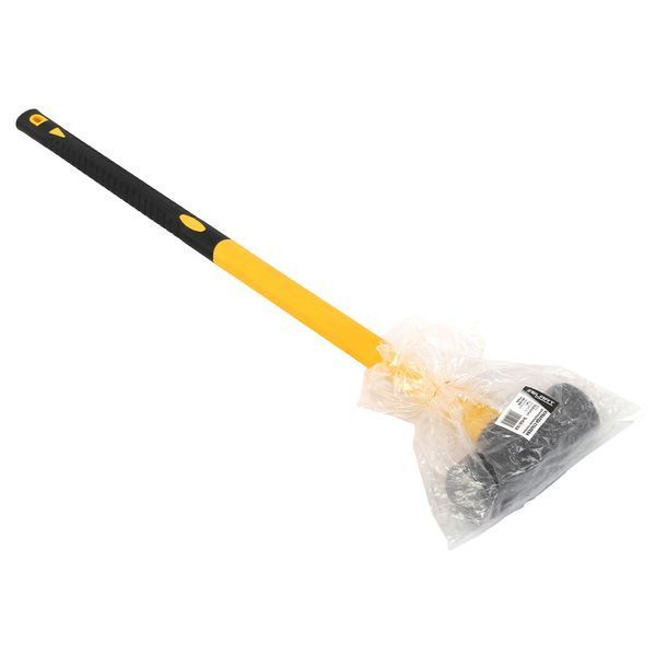 Кувалда стальная молот для кроссфита GYM HAMMER Zelart TA-9635-18LB 18LB (8,2кг) черный-желтый TA-9635-18LB фото