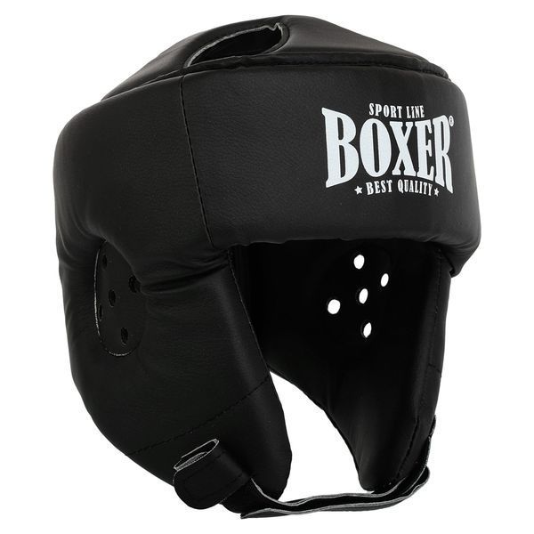 Шлем боксерский открытый с усиленной защитой макушки искусственная кожа BOXER 2030-N M-L цвета в ассортименте M 2030-N фото