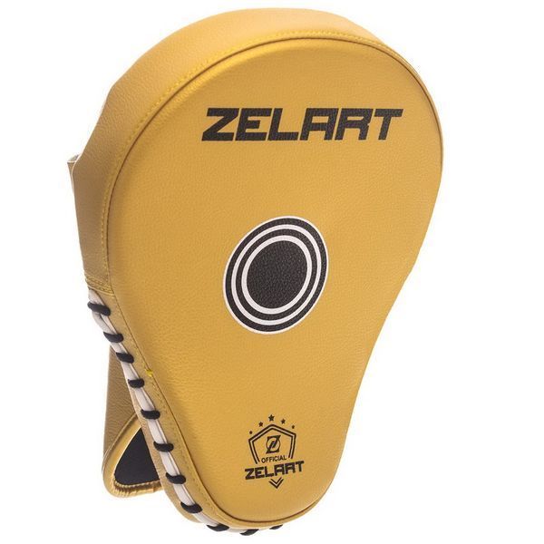 Лапа боксерська вигнута тренувальна PU ZELART BO-1350 25x19x4см 2штуки кольори в асортименті BO-1350 фото