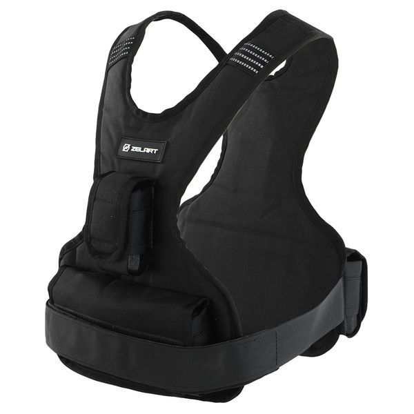 Жилет утяжелитель с регулируемым весом Zelart WEIGTH VEST TA-7812-10 вес-1-10кг серый TA-7812-10 фото