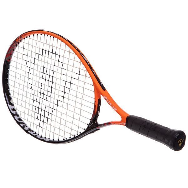 Ракетка для великого тенісу дитяча DUNLOP FORCE COMP DL676933Z 5-6років 21' чорний-помаранчевий DL676933Z фото