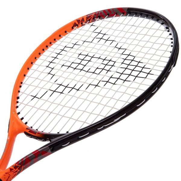 Ракетка для великого тенісу дитяча DUNLOP FORCE COMP DL676933Z 5-6років 21' чорний-помаранчевий DL676933Z фото