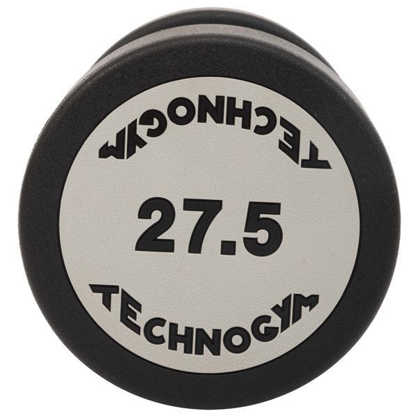 Гантель цільна професійна з поліуретановим покриттям TECHNOGYM TG-1834-27_5 1шт 27,5кг чорний-сірий TG-1834-27_5 фото