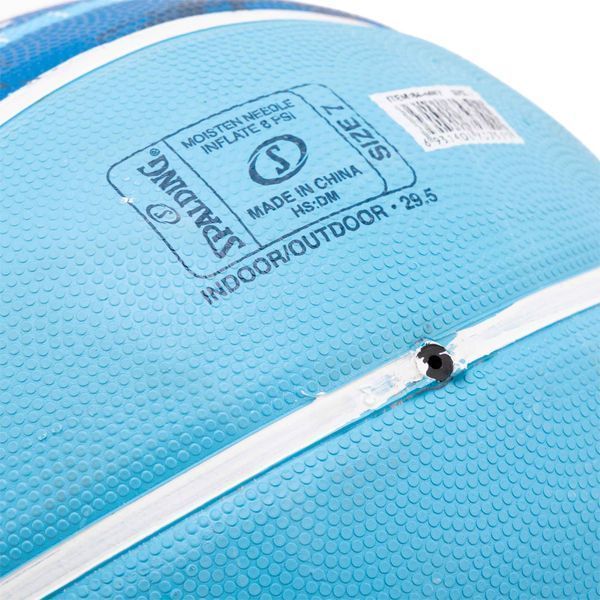 Мяч баскетбольный резиновый SPALDING SKETCH DRIBBLE 84448Y размер 7 синий 84448Y фото