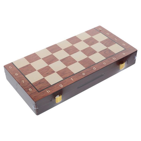 Шахматы настольная игра деревянные ZOOCEN FL440 размер 39,5см x 39,5см x 2,75см FL440 фото