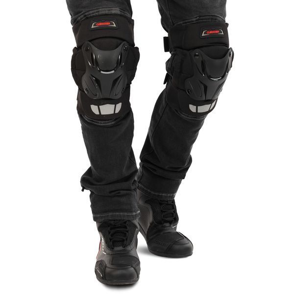 Комплект мотозащиты наколенники и налокотники CUIRASSIER K01-C-E01-2 черный K01-C-E01-2 фото