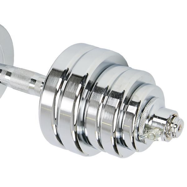 Гантели разборные стальные хромированные 40кг SP-Sport TA-8044-40 2шт по 20кг хром TA-8044-40 фото