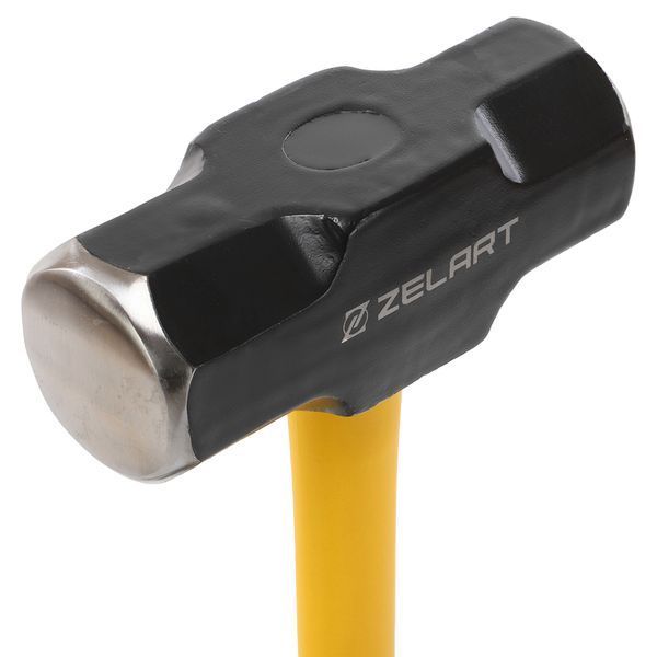 Кувалда стальная молот для кроссфита GYM HAMMER Zelart TA-9635-18LB 18LB (8,2кг) черный-желтый TA-9635-18LB фото