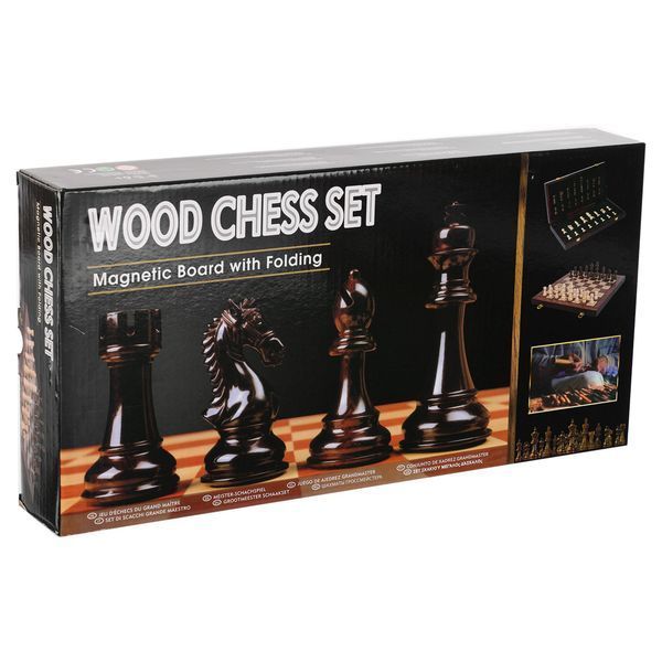 Шахматы настольная игра деревянные ZOOCEN FL440 размер 39,5см x 39,5см x 2,75см FL440 фото