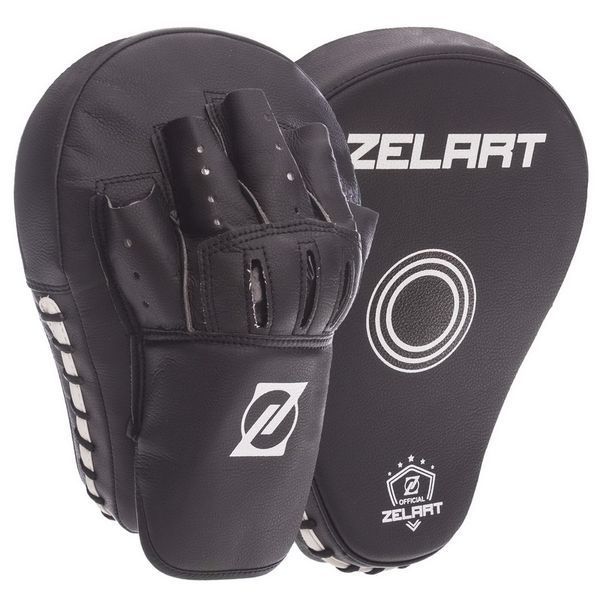 Лапа боксерська вигнута тренувальна PU ZELART BO-1350 25x19x4см 2штуки кольори в асортименті BO-1350 фото