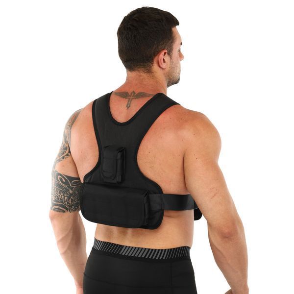 Жилет утяжелитель с регулируемым весом Zelart WEIGTH VEST TA-7812-10 вес-1-10кг серый TA-7812-10 фото