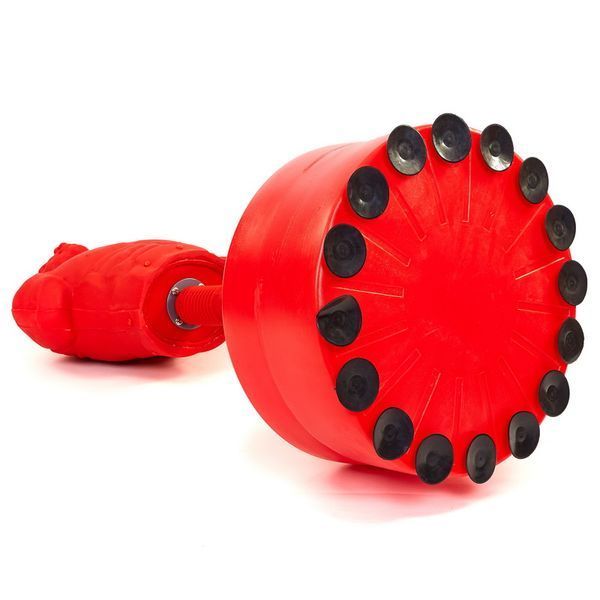 Манекен боксерский напольный для отработки ударов с водоналивным основанием Zelart BO-1681 красный BO-1681 фото