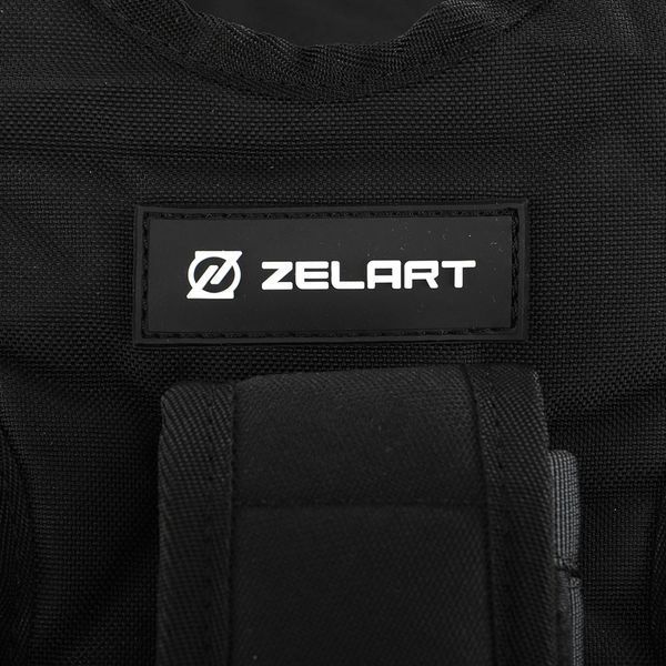 Жилет утяжелитель с регулируемым весом Zelart WEIGTH VEST TA-7812-10 вес-1-10кг серый TA-7812-10 фото