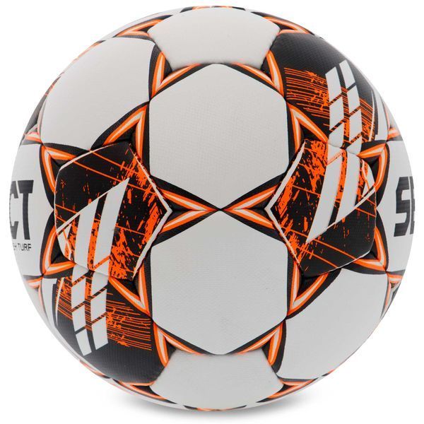 Мяч футбольный SELECT FLASH TURF FIFA BASIC V23 FLASH-TURF-WOR №4 белый-оранжевый FLASH-TURF-WOR фото