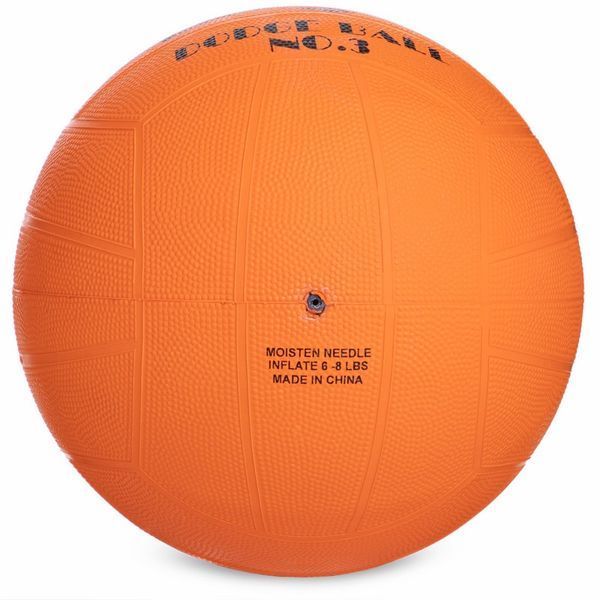 Мяч резиновый Dodgeball для игры в вышибалу Zelart DB-3284 №3 цвета в ассортименте DB-3284 фото