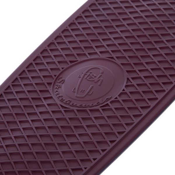 Пенни борд Penny Board круизер пластиковый RUBBER 22' RUBBER SOFT FISH SK-410-5 бордовый-темно-синий SK-410-5 фото