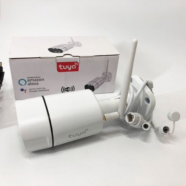 Камера видеонаблюдения Camera C16 TUYA APP WIFI IP 3.0 mp уличная с дистанционным просмотром ws74488 фото