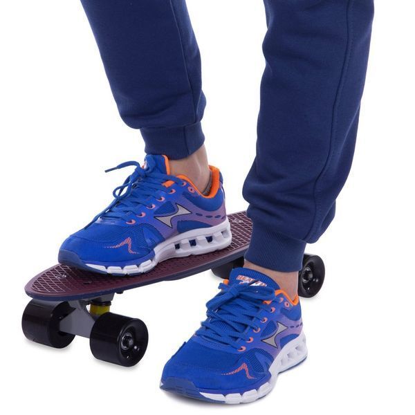Пенни борд Penny Board круизер пластиковый RUBBER 22' RUBBER SOFT FISH SK-410-5 бордовый-темно-синий SK-410-5 фото