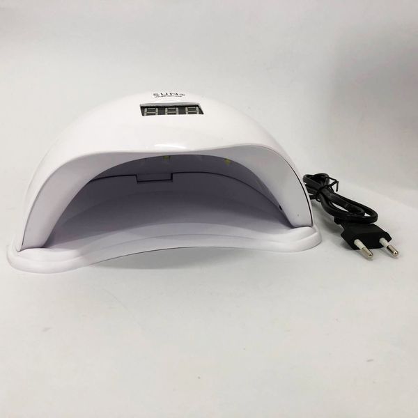 Лампа для манікюру Sun 5 nail lamp FD93-1 led для сушіння гель лаку з таймером для домашнього використання ws97876 фото