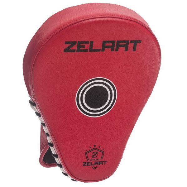 Лапа боксерська вигнута тренувальна PU ZELART BO-1350 25x19x4см 2штуки кольори в асортименті BO-1350 фото