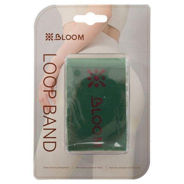 Резинка для вправ стрічка опору LOOP BANDS BLOOM LB7061-XL жорсткість XL зелений LB7061-XL фото