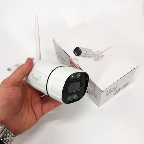 Камера видеонаблюдения Camera C16 TUYA APP WIFI IP 3.0 mp уличная с дистанционным просмотром ws74488 фото