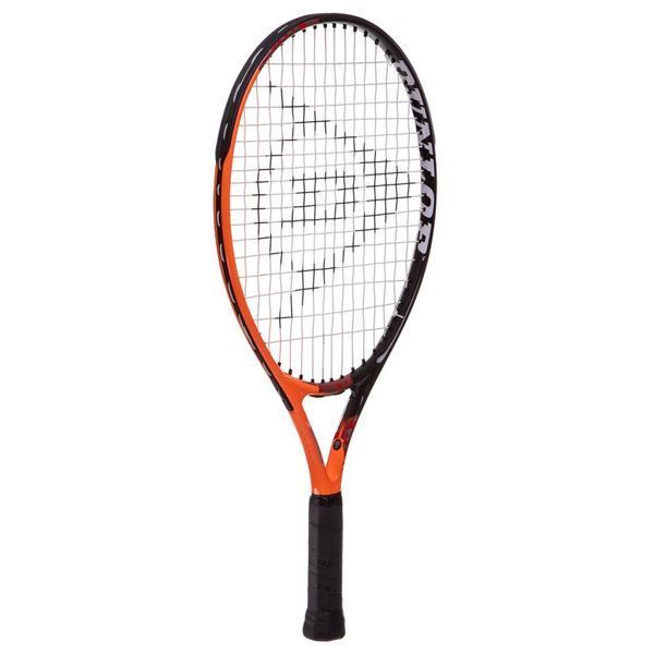 Ракетка для великого тенісу дитяча DUNLOP FORCE COMP DL676933Z 5-6років 21' чорний-помаранчевий DL676933Z фото