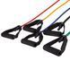 Эспандер многофункциональный для фитнеса 5 жгутов Resistance Band Zelart ET-500 в чехле разноцветный ET-500 фото 1
