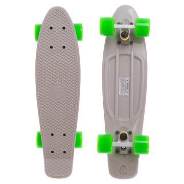 Пенни борд Penny Board круизер пластиковый 22' FISH SK-401-38 серый-белый-салатовый SK-401-38 фото