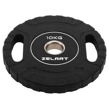 Блины диски CPU покрытие 2 Handle металлическая втулка Zelart TA-3438-10 o51мм 10кг черный TA-3438-10 фото